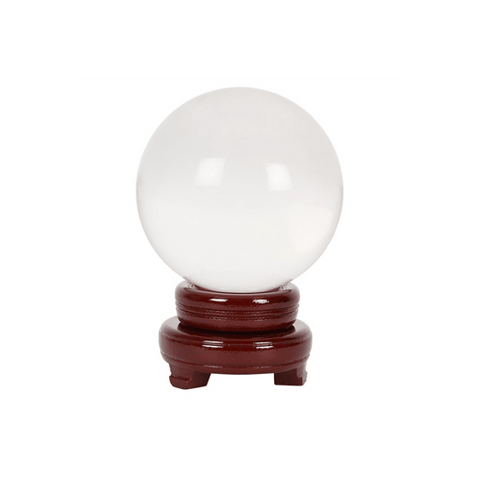 13cm Crystal Ball with Stand - DuvetDay.co.uk