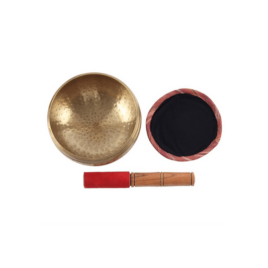 15cm Beaten Brass Singing Bowl - DuvetDay.co.uk