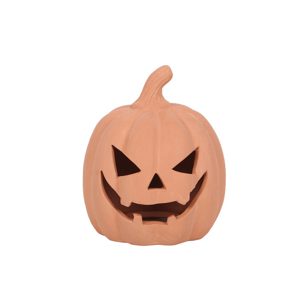 15cm Terracotta Pumpkin Ornament - DuvetDay.co.uk