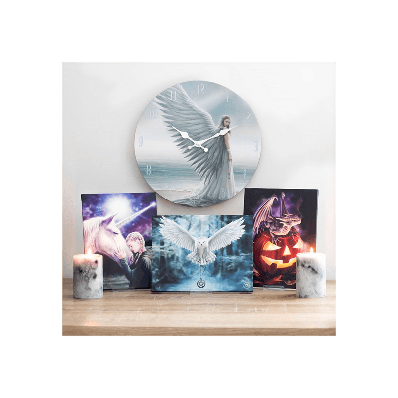 19x 25cm Trick or Treat Canvas Plaque By Anne Stokes - DuvetDay.co.uk