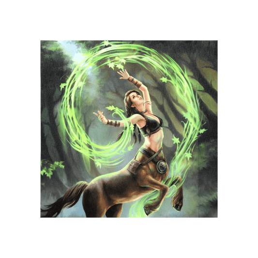 19x25cm Earth Element Sorceress Canvas Plaque by Anne Stokes - DuvetDay.co.uk