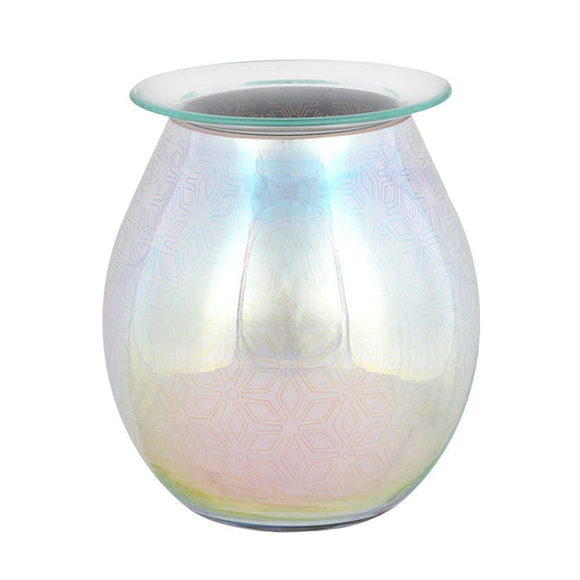 3D Geometric Flower Light Up Electric Oil Burner - DuvetDay.co.uk