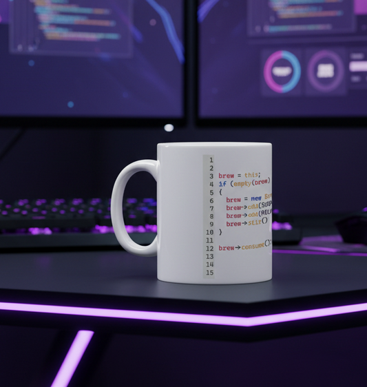 Coder Programmer Coffee Mug. Gift for developer or software engineer