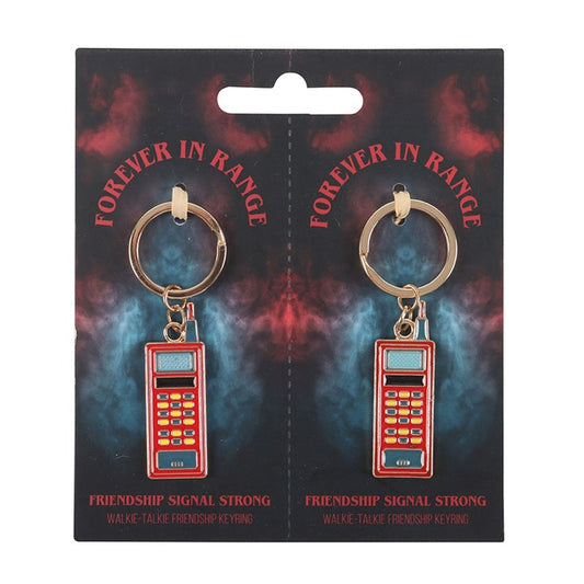 Set of 2 Friendship Walkie Talkie Keyrings