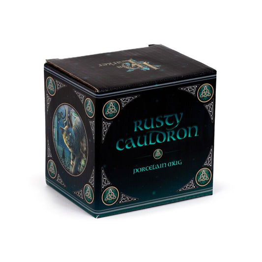 Porcelain Mug - Lisa Parker Rusty Cauldron Cat