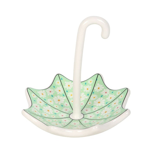 Floral Umbrella Trinket Dish