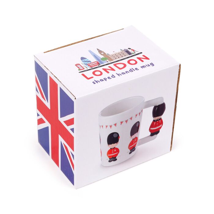 Novelty Ceramic Mug with Guardsman Handle