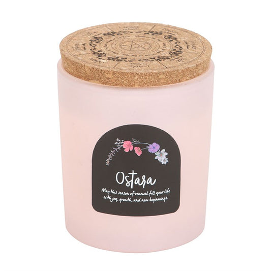Ostara Fresh Linen Wheel of the Year Candle