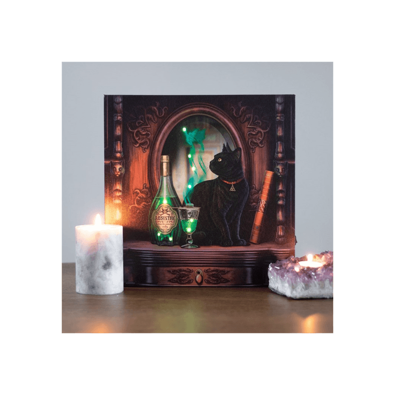 Absinthe Light Up Canvas Plaque by Lisa Parker - DuvetDay.co.uk