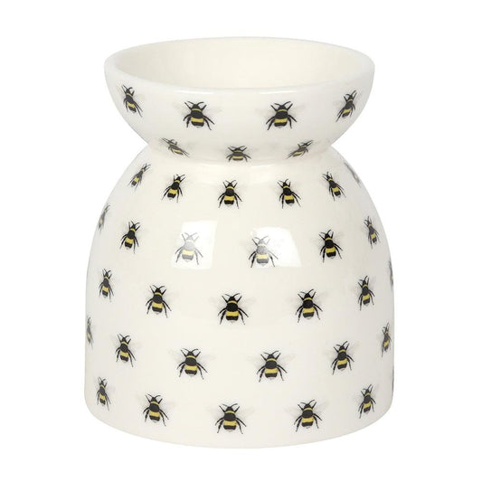 All Over Bee Print Oil Burner - DuvetDay.co.uk