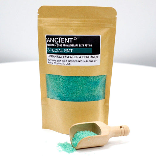Aromatherapy Bath Potion in Kraft Bag 350g - PMT - DuvetDay.co.uk