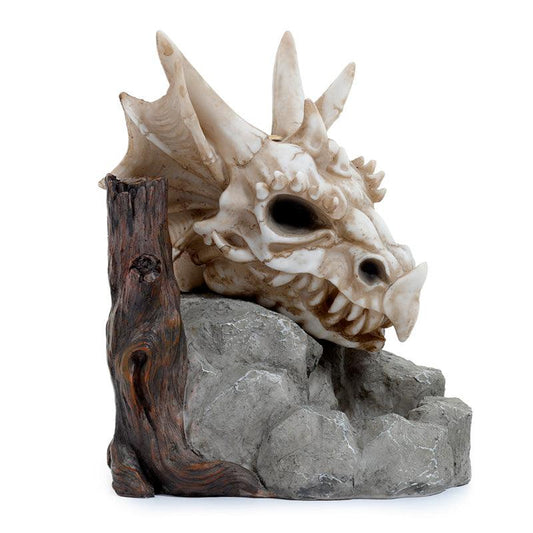 Backflow Incense Burner - Shadows of Darkness Dragon Skull - DuvetDay.co.uk