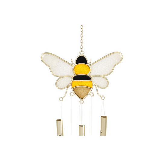Bee and Honeycomb Windchime - DuvetDay.co.uk