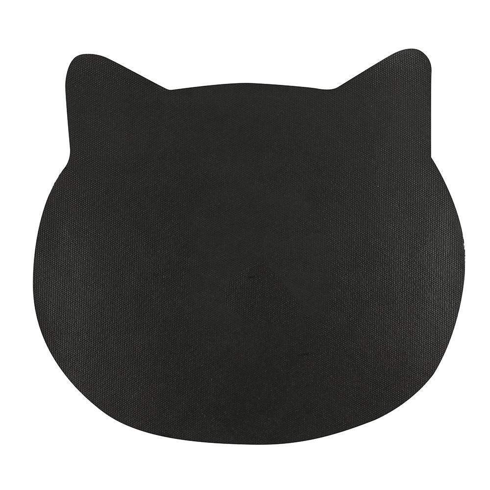 Black Cat Lady Cat Shaped Doormat - DuvetDay.co.uk