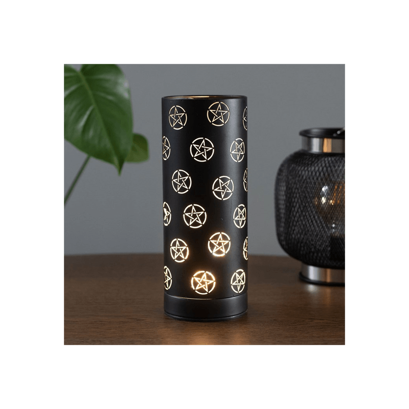 Black Pentagram Aroma Lamp - DuvetDay.co.uk