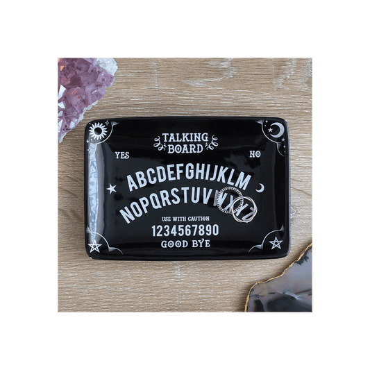 Black Talking Board Trinket Dish - DuvetDay.co.uk