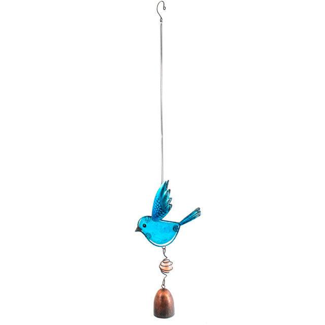 Blue Bird Dangle Windchime - DuvetDay.co.uk