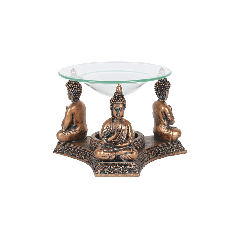 Bronze Buddha Oil Burner - DuvetDay.co.uk
