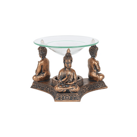 Bronze Buddha Oil Burner - DuvetDay.co.uk
