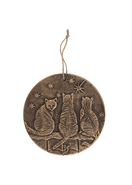 Bronze Wish Upon A Star Terracotta Plaque by Lisa Parker - DuvetDay.co.uk