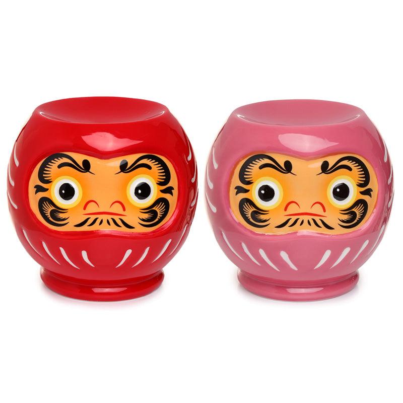 Ceramic Japanese Daruma Oil Burner - DuvetDay.co.uk