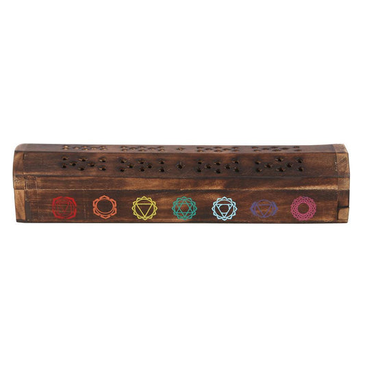 Chakra Wooden Mixed Incense Box Set - DuvetDay.co.uk
