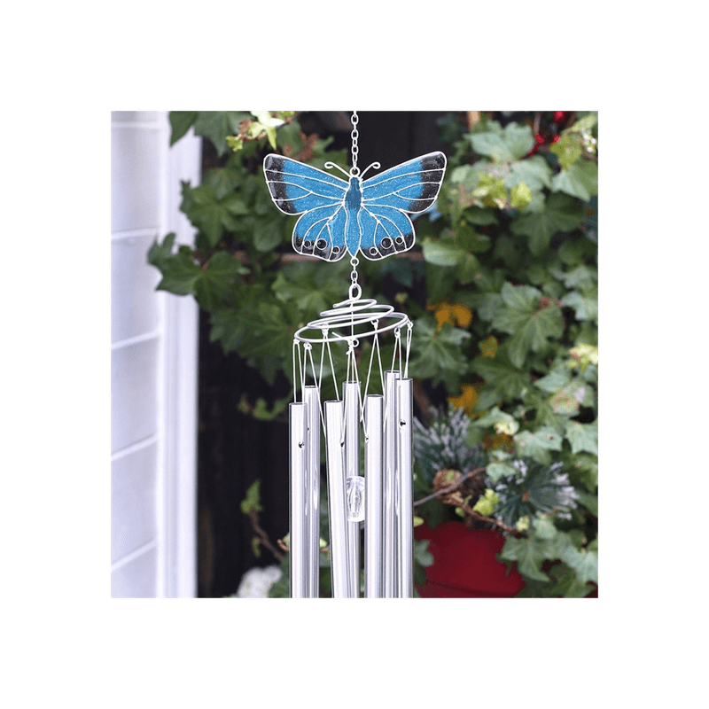 Chalkhill Blue Butterfly Windchime - DuvetDay.co.uk