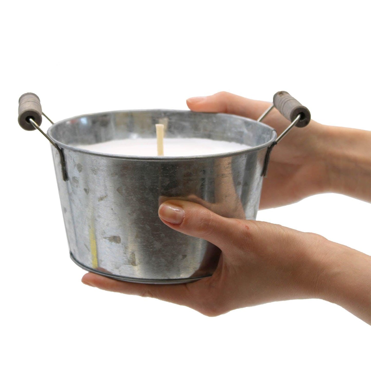 Citronella Zinc Bowl 8.5x15cm - 30hrs - DuvetDay.co.uk