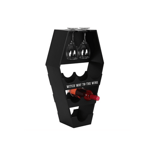 Coffin Wine Shelf - DuvetDay.co.uk