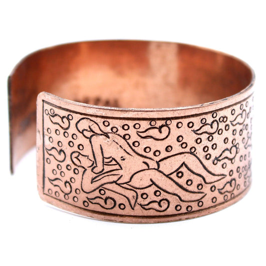 Copper Tibetan Bracelet - Kamasutra - DuvetDay.co.uk