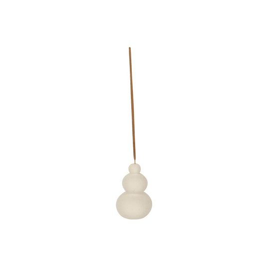 Cream Speckle Balancing Stones Incense Stick Holder - DuvetDay.co.uk