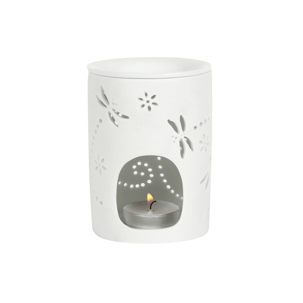 Cut Out Dragonfly Oil Burner - DuvetDay.co.uk