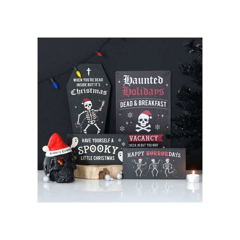 Dead Inside Coffin Plaque - DuvetDay.co.uk