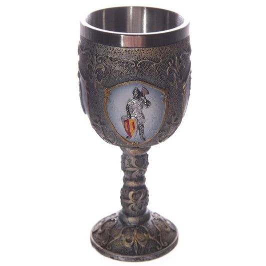 Decorative Fantasy Knight Goblet - DuvetDay.co.uk