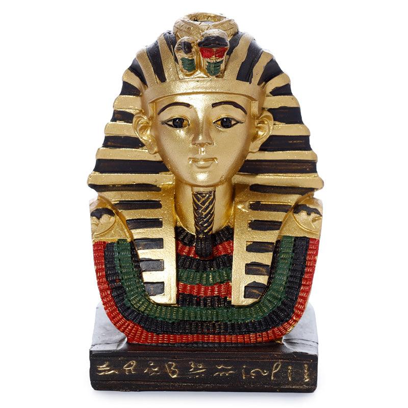 Decorative Gold Egyptian 11cm Tutankhamen Bust - DuvetDay.co.uk