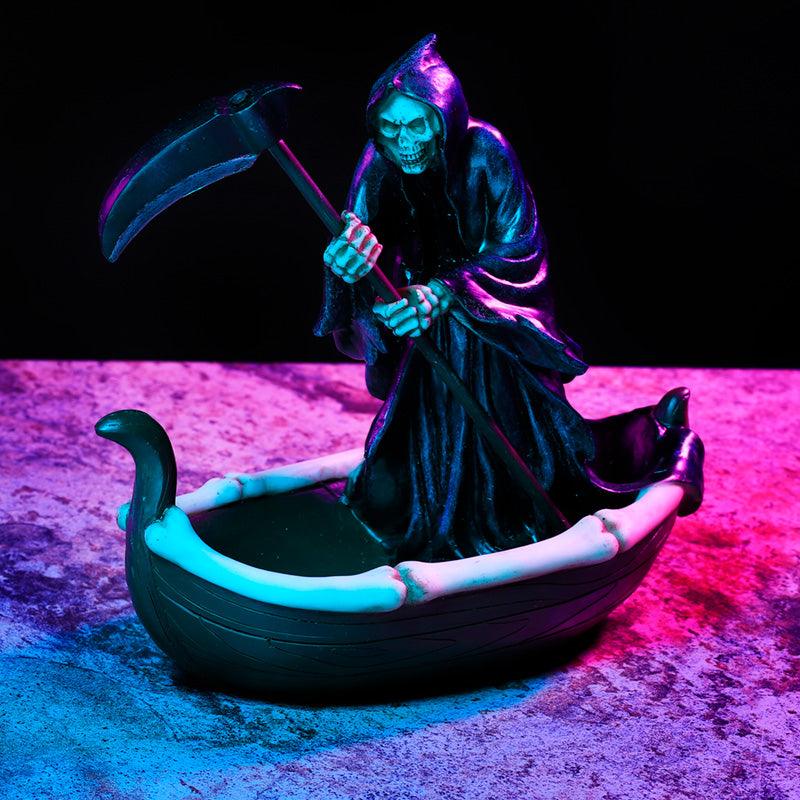 Decorative Ornament - The Reaper Ferryman of Death with Scythe - DuvetDay.co.uk