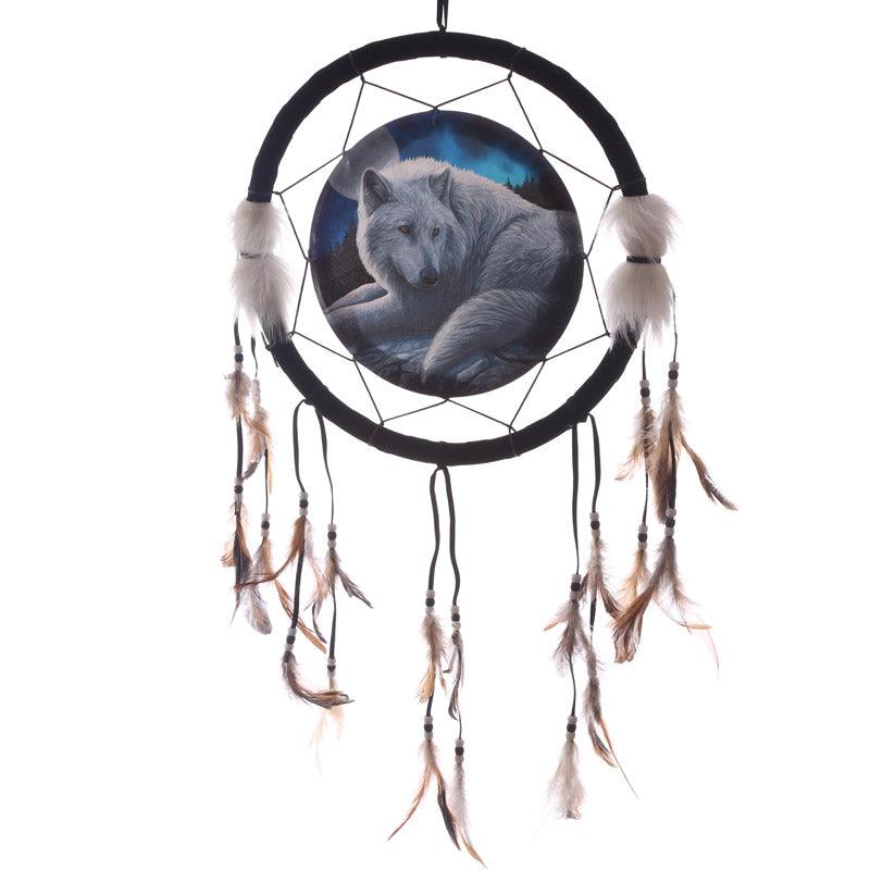 Dreamcatcher (Medium) - Lisa Parker Guardian of the North Wolf - DuvetDay.co.uk