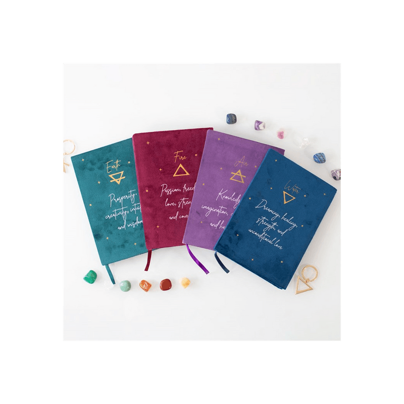 Earth Element Velvet A5 Notebook - DuvetDay.co.uk