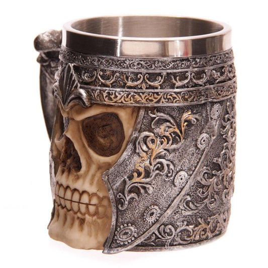 Fantasy Warrior Skull Tankard - DuvetDay.co.uk