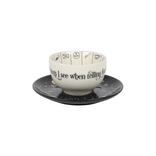 Fortune Telling Ceramic Teacup - DuvetDay.co.uk