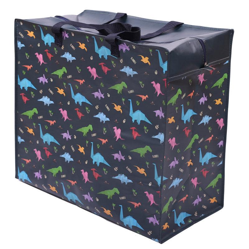 Fun Practical Laundry & Storage Bag - Dinosaur Design - DuvetDay.co.uk