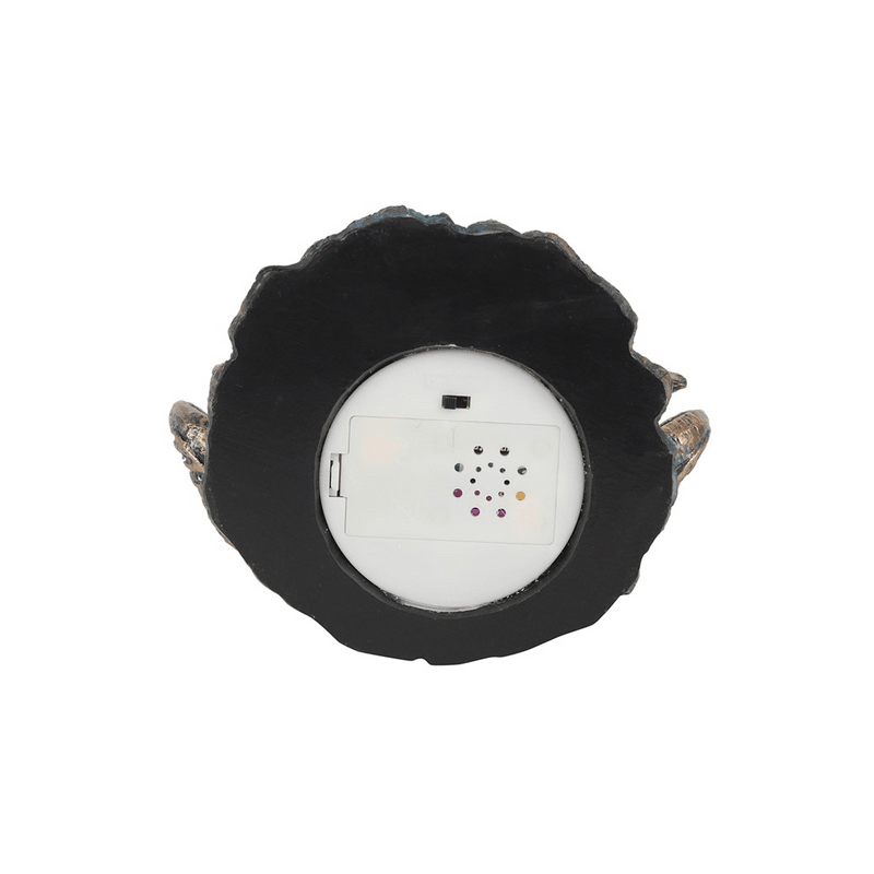 Gold Baphomet LED Backflow Incense Burner - DuvetDay.co.uk