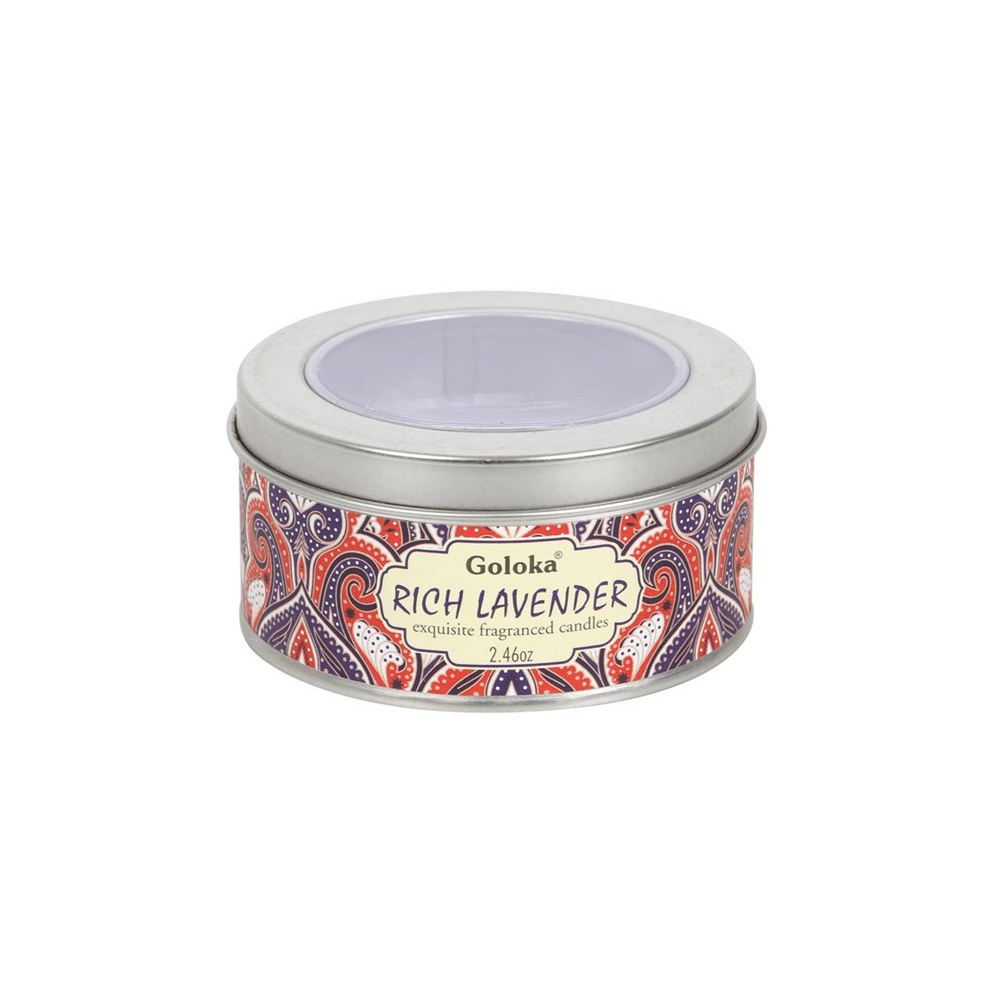 Goloka Lavender Soya Wax Candle - DuvetDay.co.uk