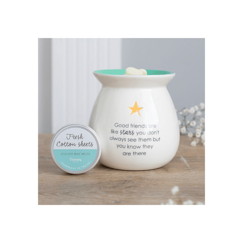 Good Friends Wax Melt Burner Gift Set - DuvetDay.co.uk
