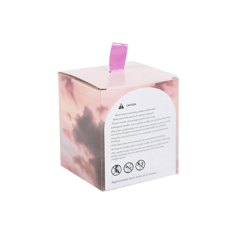 Gratitude Wild Rose Crystal Chip Candle - DuvetDay.co.uk