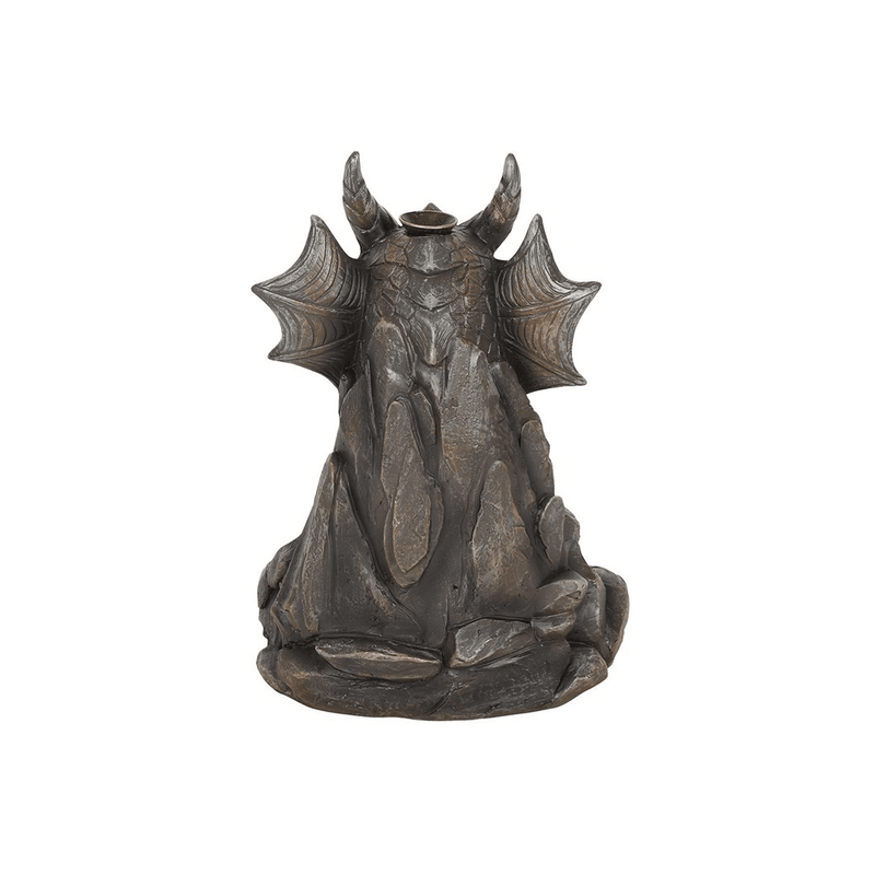 Grey Dragon Backflow Incense Burner - DuvetDay.co.uk