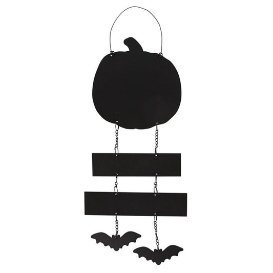 Happy Halloween Pumpkin Chain Sign - DuvetDay.co.uk