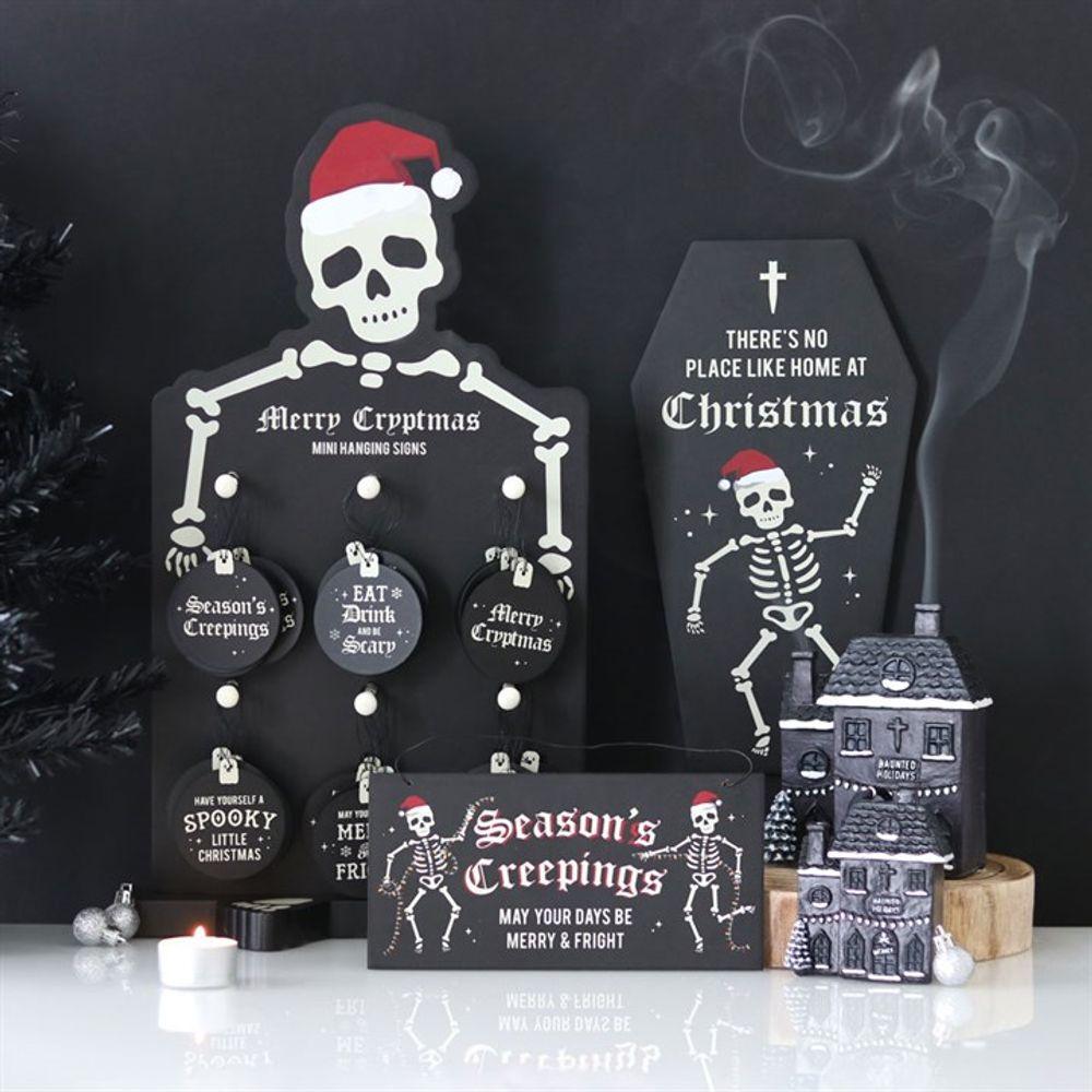Haunted Holiday House Resin Christmas Decoration - DuvetDay.co.uk