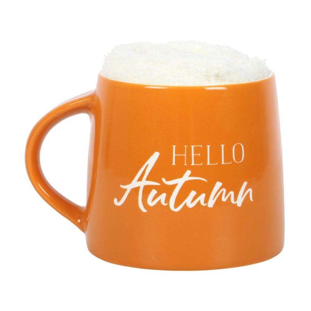 Hello Autumn Mug and Socks Set - DuvetDay.co.uk