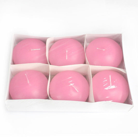 Large Floating Candle - Pink - DuvetDay.co.uk